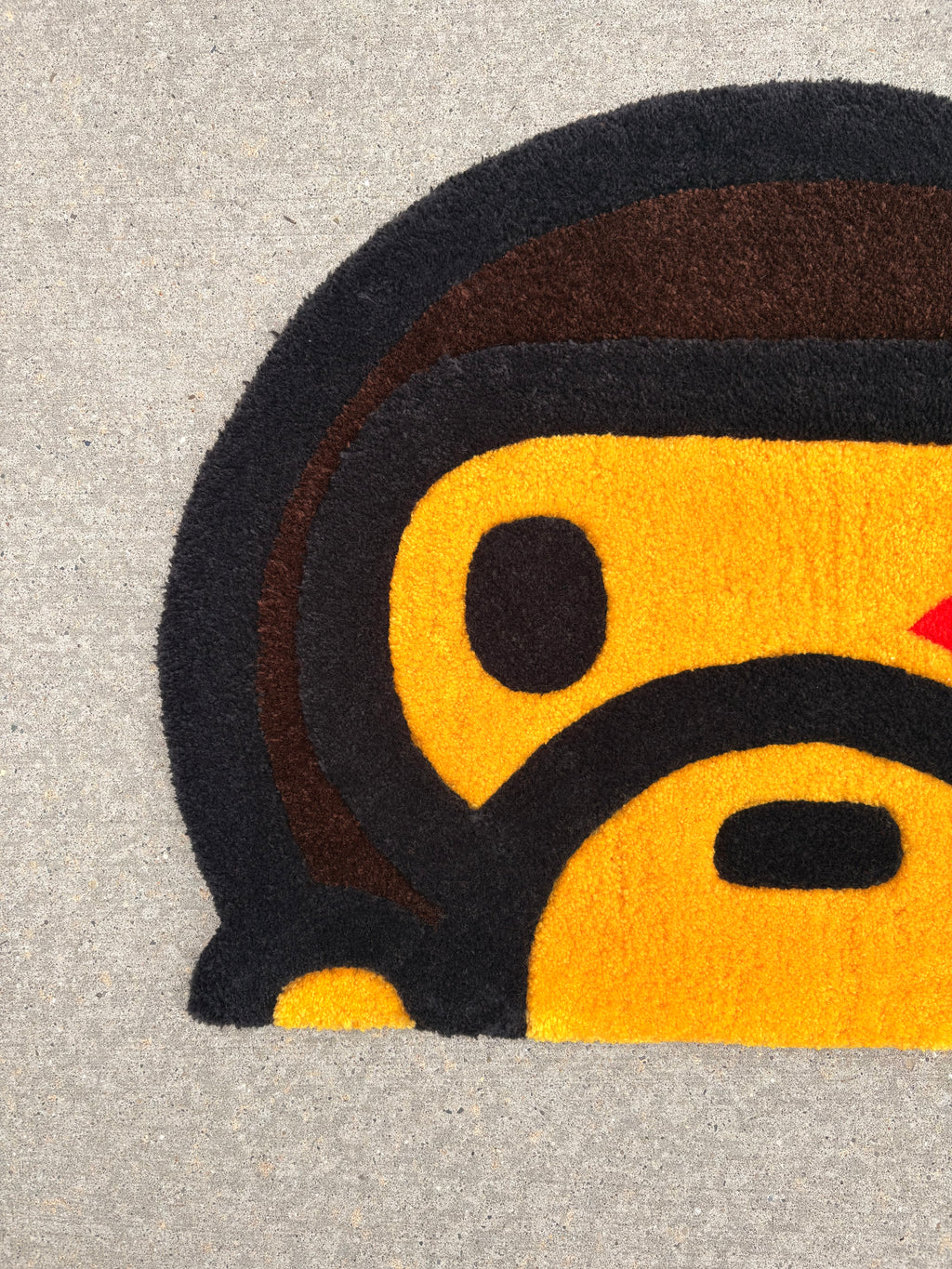 Baby Milo star eye rug
