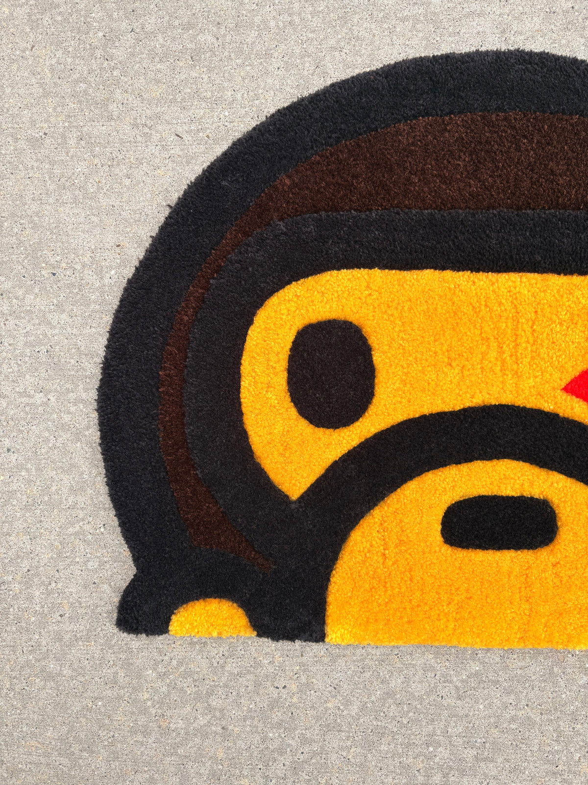 Baby Milo star eye rug