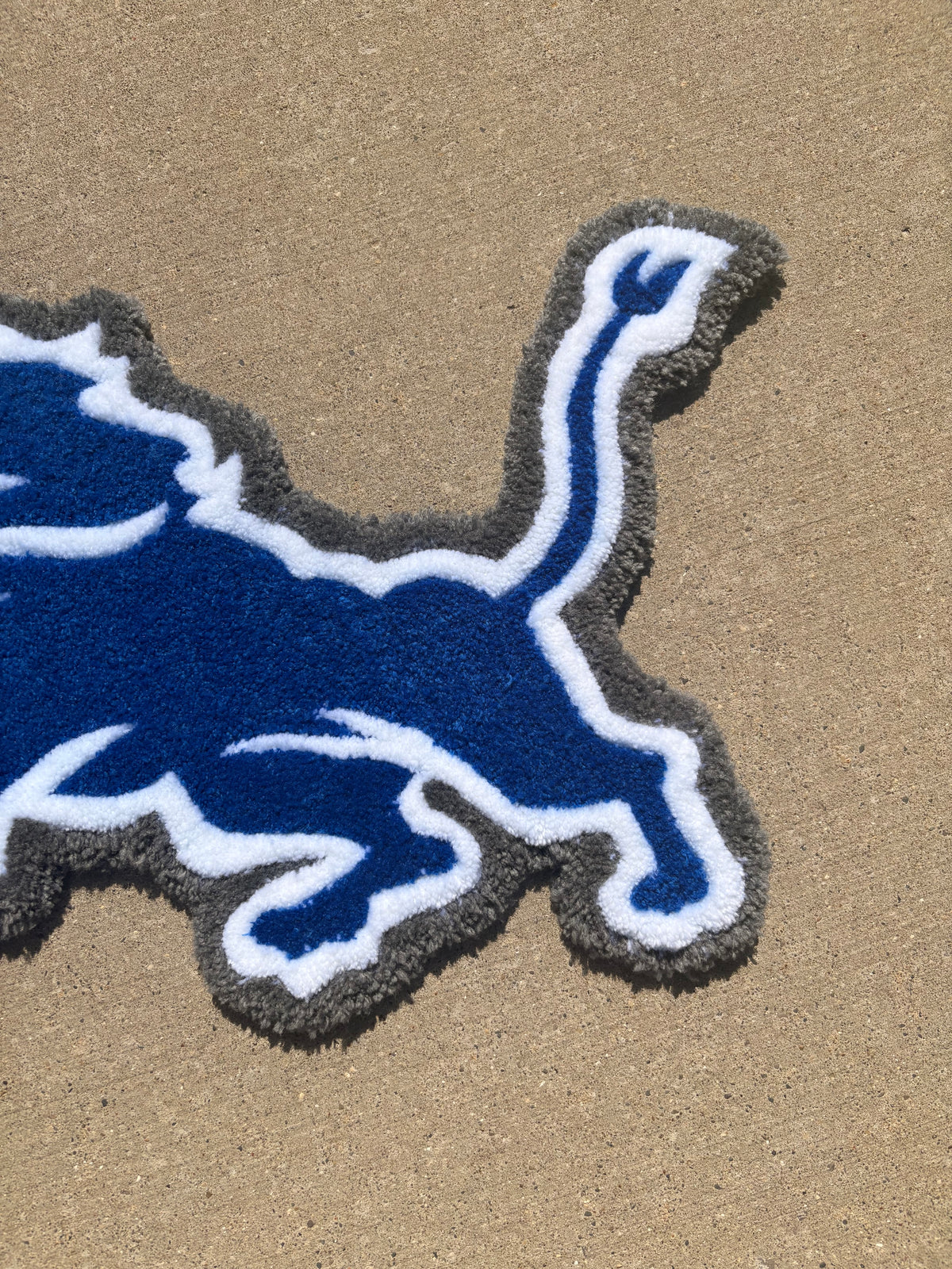 Detroit lions rug