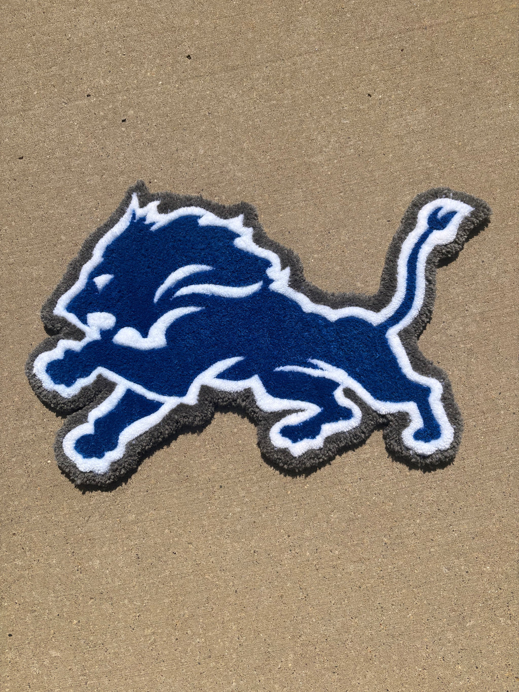 Detroit lions rug