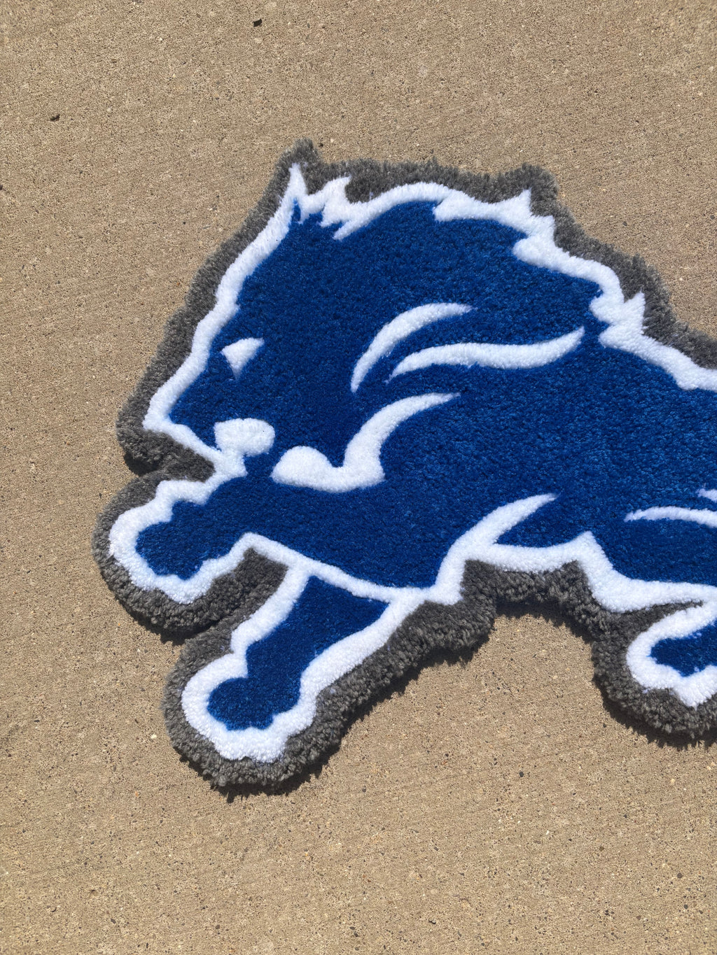 Detroit lions rug