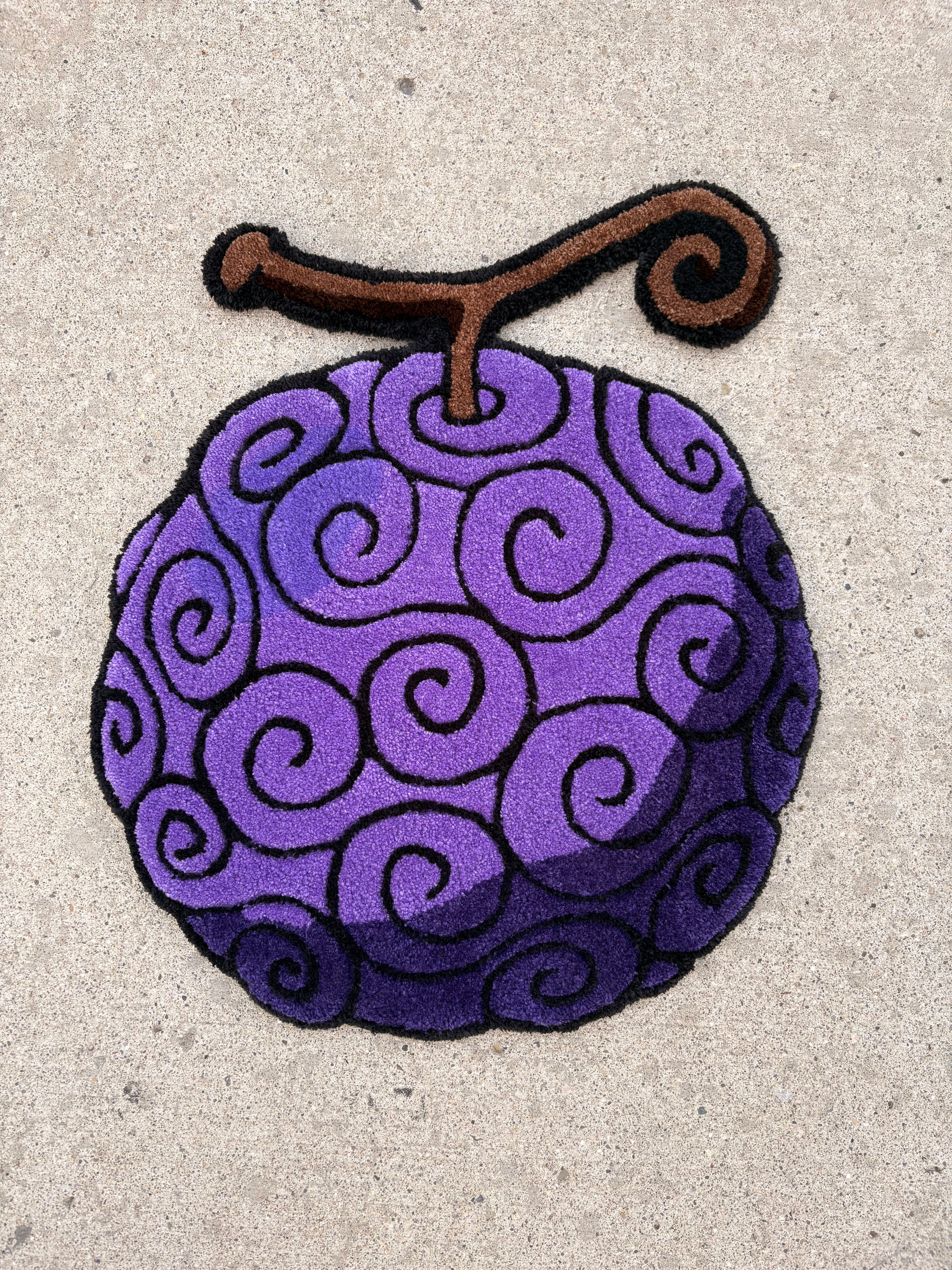 Gum gum fruit rug