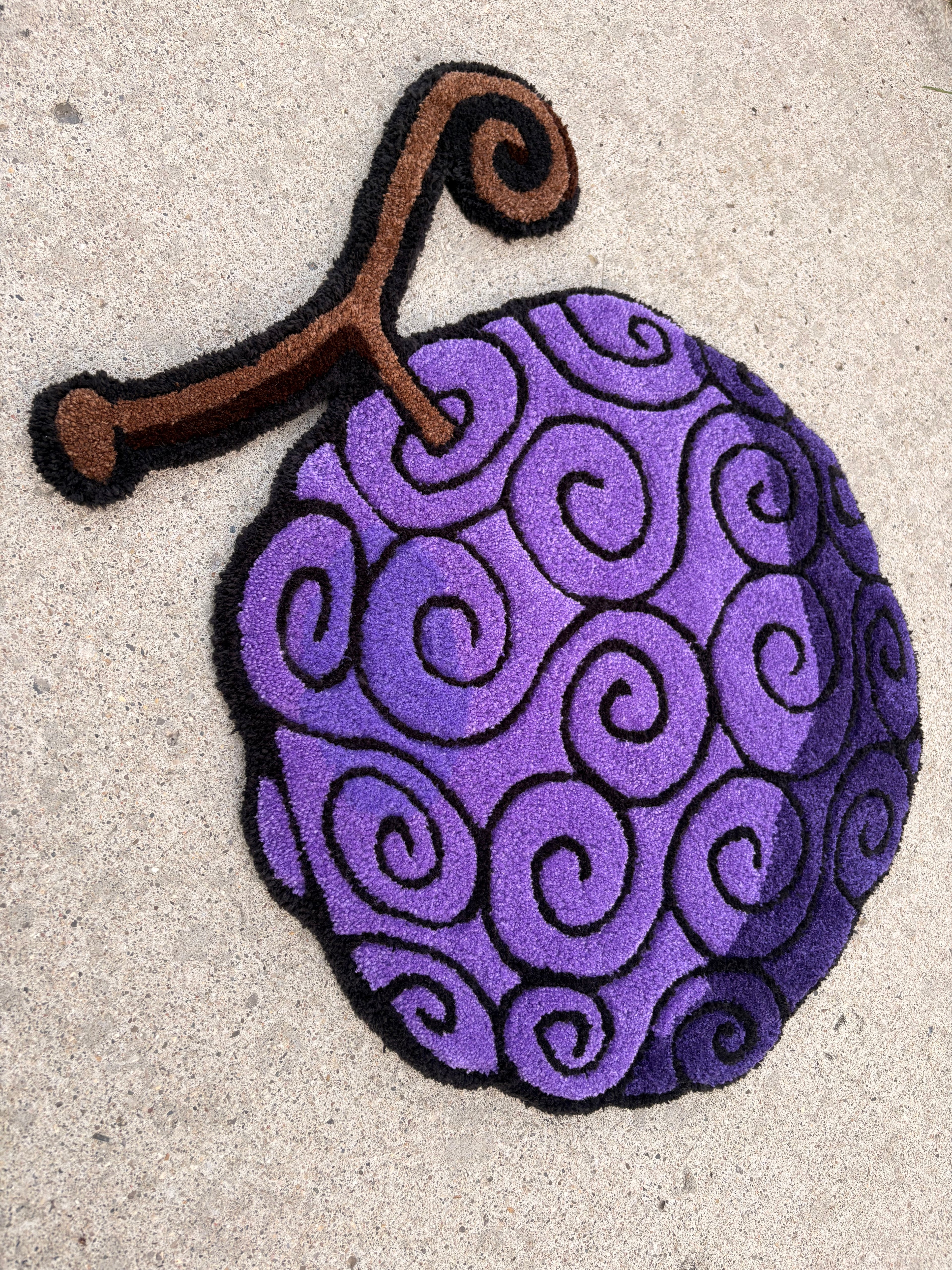 Gum gum fruit rug
